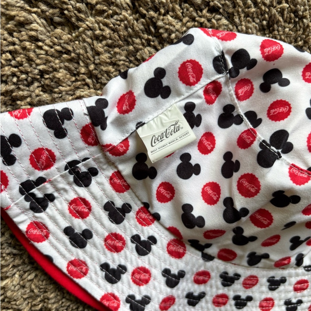 Walt Disney World Coca Cola Reversible Bucket Hat - Picture 5 of 5